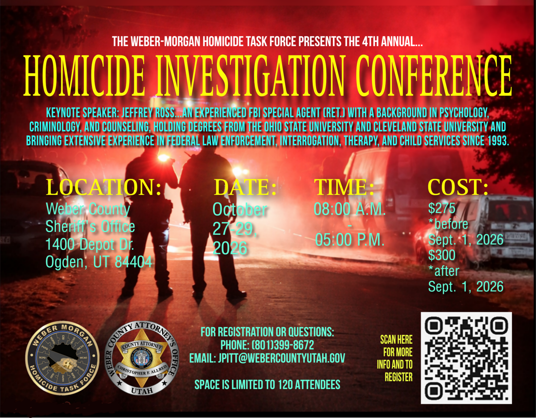 Homicide Investigation Training Flyer