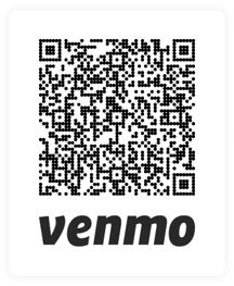 QR code for donating to Reentry Support Funds through Venmo